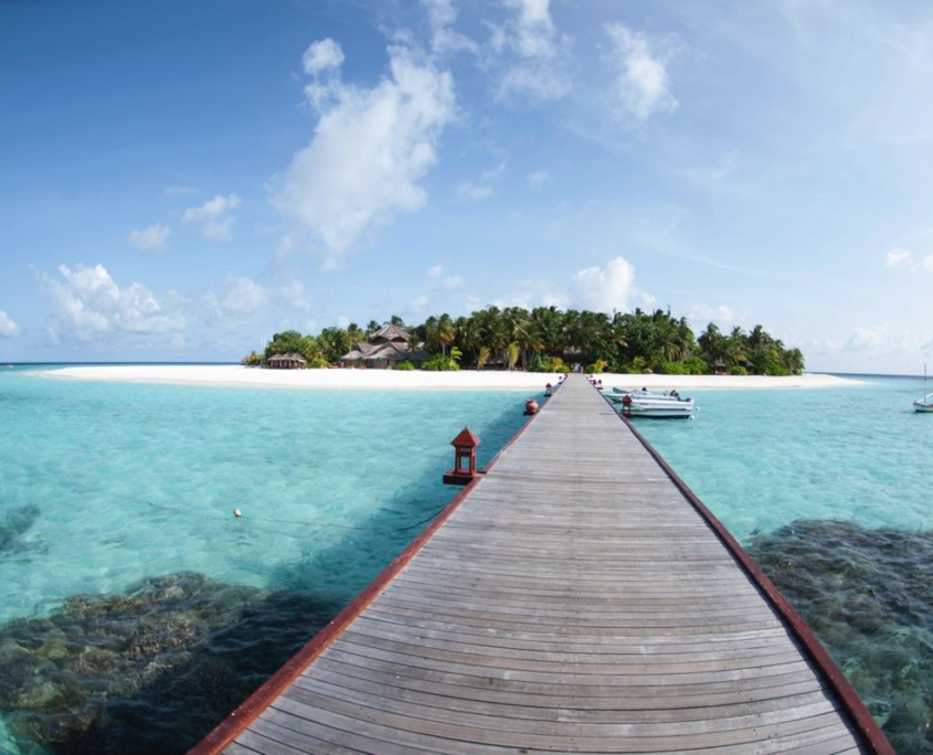 pontile isola oceano indiano pontile isola oceano indiano